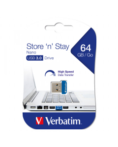 USB 3.0 64gb store 'n' stay nano