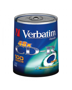 SCATOLA 100 CD-R DATALIFE SPINDLE 1X-52X 700MB SERIGRAFATO EXTRA PROTECTION