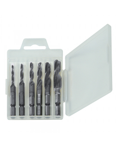 Filettatura M3x0.5-M4x0.7-M5x0.8-M6x1-M8x1.25-M10x1.5 - Attacco esagonale 1/4".