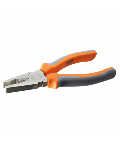 Corpo in acciaio e impugnatura morbida bimateriale. Lunghezza: 18cm. Becchi utili: 3,8cm.
