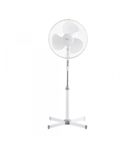Ventilatore con base rotonda smontabile a 3 velocità. Diametro: 40 cm. Altezza 120cm.
Funzione oscillazione
Griglia a nido d’ape
3 pale in Polipropilene
Funzionamento con pulsanti
Motore CCA, dimesioni 66 x 12 mm
Lunghezza cavo alimentazione: 1,5 m
Spina 