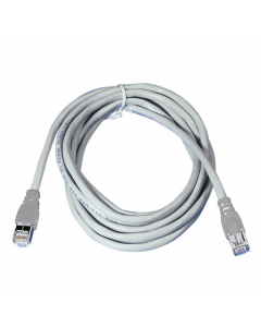 Cavetto lan patch. Schermatura UTP. Trefolo. Confezione appendibile. Colore grigio. Lunghezza 3mt. Categoria 5.