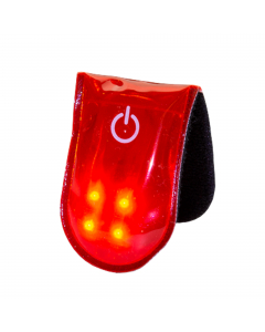 Luce di sicurezza magnetica dotata di 4 lampade a led con 2 funzioni (luce fissa o a intermittenza), in materiale riflettente 3M. Resistente agli spruzzi di acqua. Batteria sostituibile (CR2032 O CR2016) non inclusa. Certificazione CE. Conformità alle nor