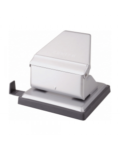 Perforatori Zenith a 2 fori passo 8cm con guida regolabile in ABS. Struttura interamente in metallo e base in gomma antigraffi o e antiscivolo. Perforazione precisa ed estremamente dolce. Foro da 5,5mm.