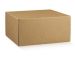 Scatola/box per gastronomia/food d'asporto in cartoncino accoppiato colore avana naturale, riciclabile, sovrapponibile, molto robusta. Dimensioni 30x40x19,5cm.